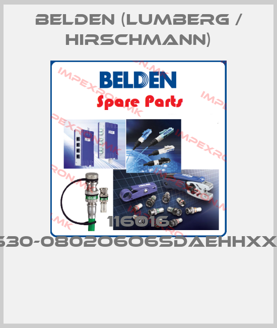 Belden (Lumberg / Hirschmann)-116016 RS30-0802O6O6SDAEHHXX.X. price