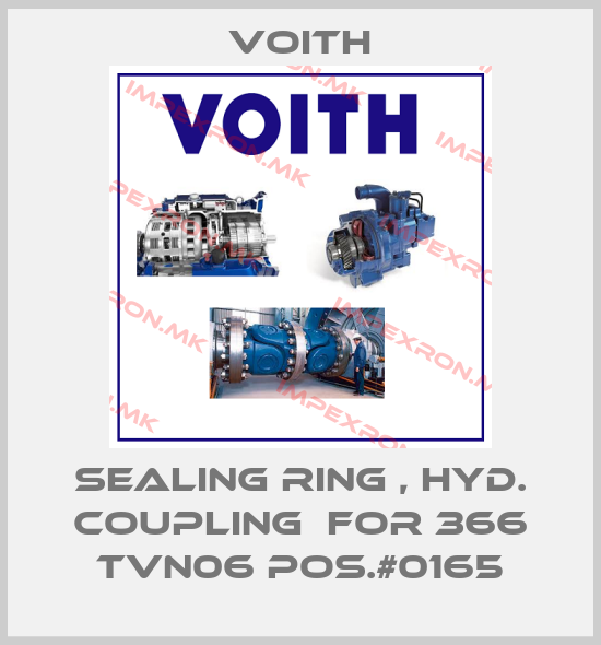 Voith-SEALING RING , HYD. COUPLING  for 366 TVN06 POS.#0165price