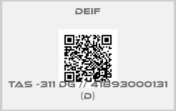 Deif-TAS -311 DG // 41893000131 (D)price