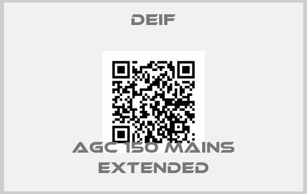 Deif-AGC 150 Mains Extendedprice