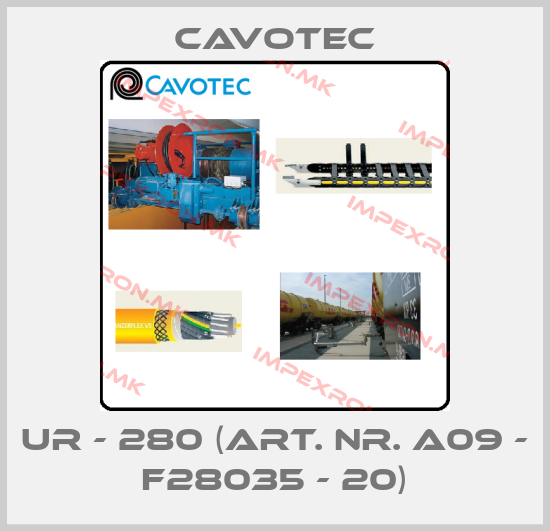 Cavotec-UR - 280 (Art. Nr. A09 - F28035 - 20)price
