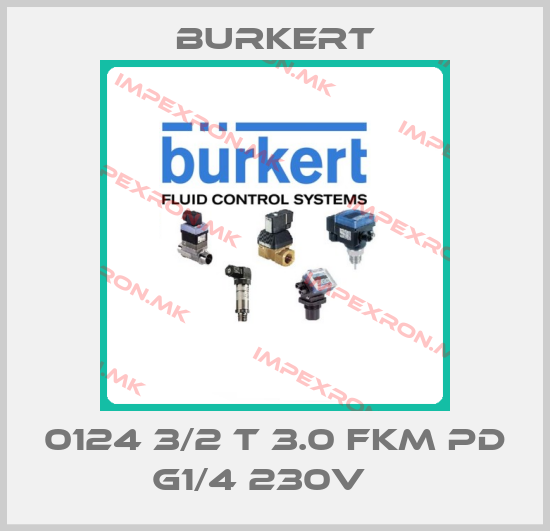 Burkert-0124 3/2 T 3.0 FKM PD G1/4 230V   price