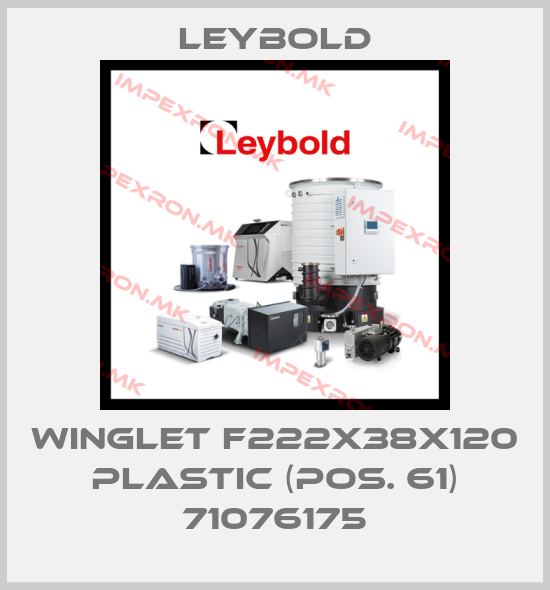 Leybold-Winglet f222x38x120 plastic (pos. 61) 71076175price