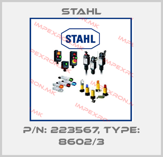 Stahl-P/N: 223567, Type: 8602/3price