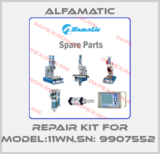 Alfamatic-Repaır KIT for MODEL:11WN,SN: 9907552 price