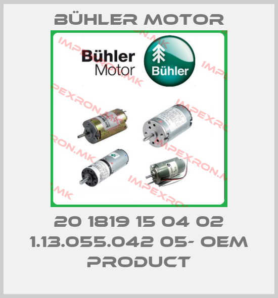 Bühler Motor-20 1819 15 04 02 1.13.055.042 05- OEM productprice