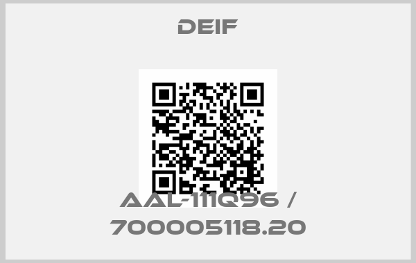 Deif-AAL-111Q96 / 700005118.20price