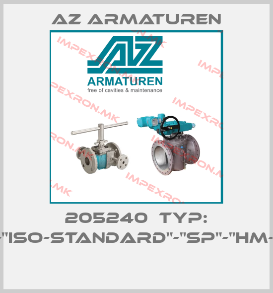 Az Armaturen-205240  TYP: F-2-"ISO-STANDARD"-"SP"-"HM-OS" price