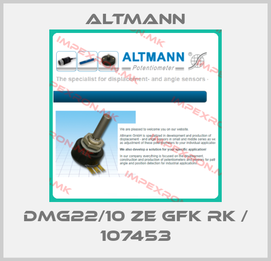 ALTMANN-DMG22/10 Ze GFK Rk / 107453price