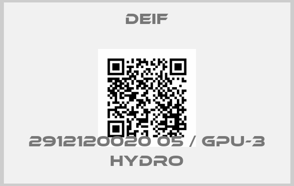 Deif-2912120020 05 / GPU-3 Hydroprice