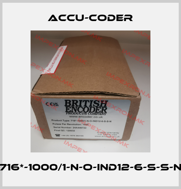 ACCU-CODER-716*-1000/1-N-O-IND12-6-S-S-Nprice