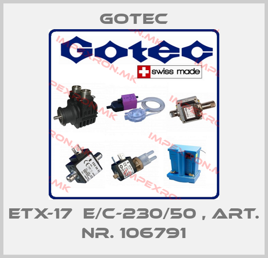 Gotec-ETX-17  E/C-230/50 , Art. Nr. 106791price
