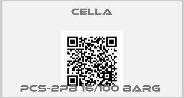 Cella-PCS-2PB 16/100 Barg price
