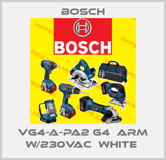 Bosch-VG4-A-PA2 G4  ARM W/230VAC  WHITE price