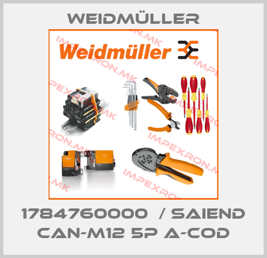 Weidmüller-1784760000	/ SAIEND CAN-M12 5P A-CODprice