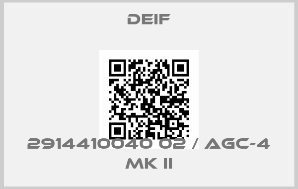 Deif-2914410040 02 / AGC-4 Mk IIprice