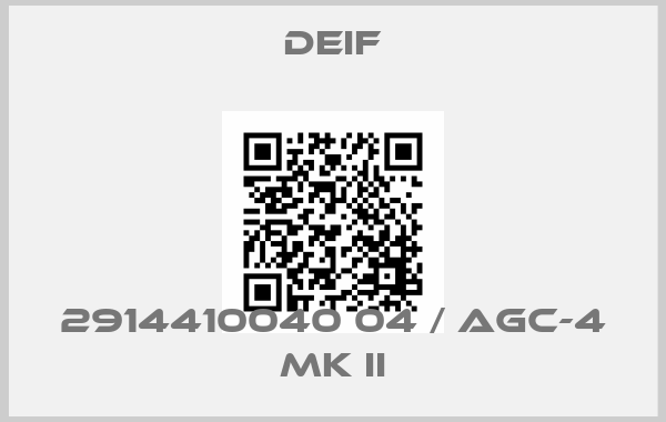 Deif-2914410040 04 / AGC-4 Mk IIprice