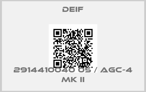 Deif-2914410040 05 / AGC-4 Mk IIprice