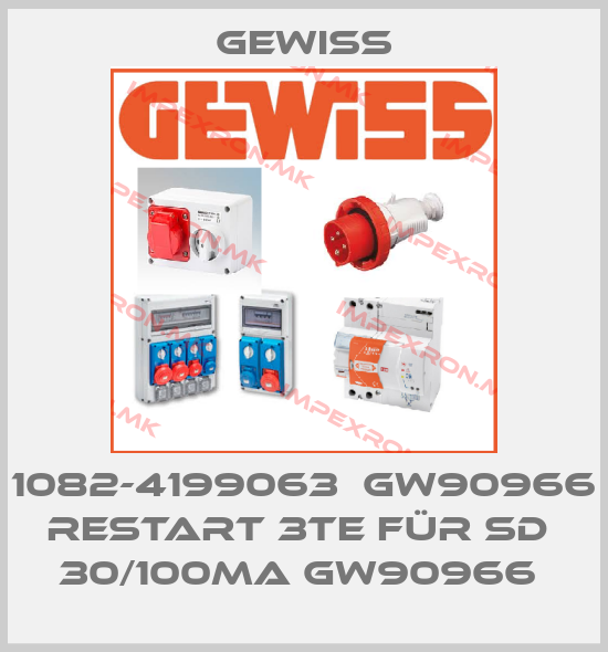 Gewiss-1082-4199063  GW90966 ReStart 3TE für SD  30/100mA GW90966 price