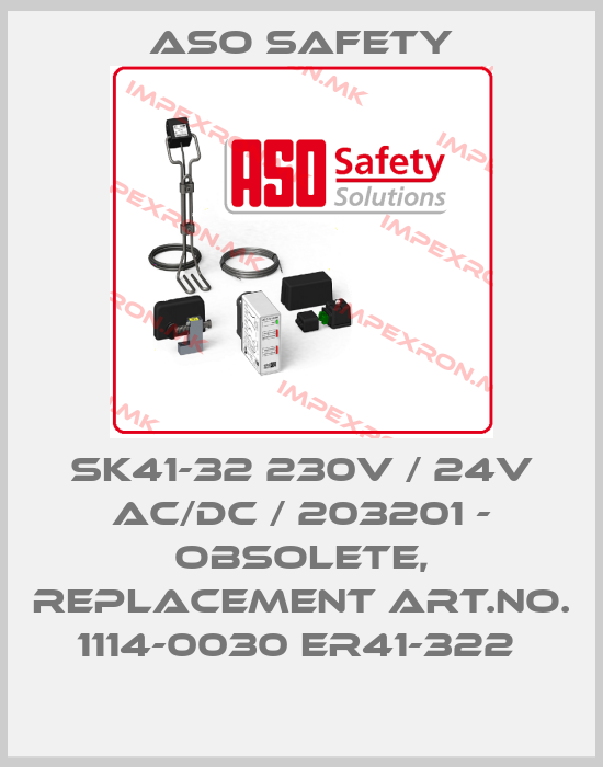 ASO SAFETY-SK41-32 230V / 24V AC/DC / 203201 - obsolete, replacement Art.No. 1114-0030 ER41-322 price