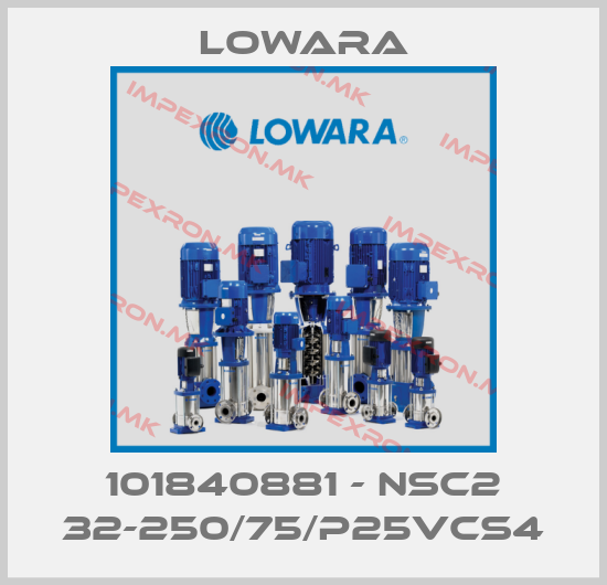Lowara-101840881 - NSC2 32-250/75/P25VCS4price