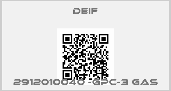 Deif-2912010040 -GPC-3 Gasprice