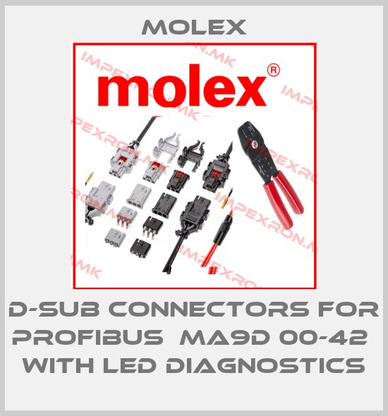 Molex-D-Sub Connectors for Profibus  MA9D 00-42  With LED Diagnosticsprice