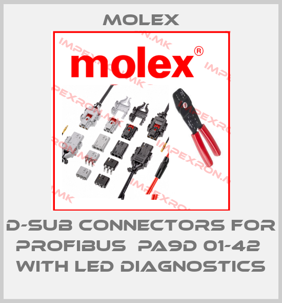 Molex-D-Sub Connectors for Profibus  PA9D 01-42  With LED Diagnosticsprice