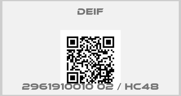 Deif-2961910010 02 / HC48price