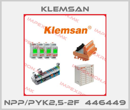 Klemsan-NPP/PYK2,5-2F　446449price