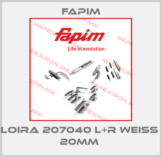Fapim-Loira 207040 L+R weiss   20mm price