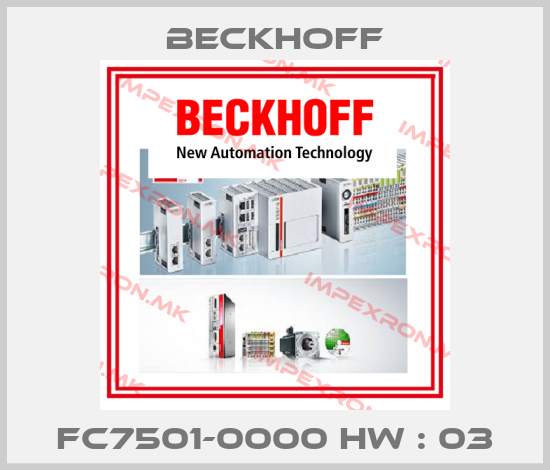 Beckhoff-FC7501-0000 HW : 03price
