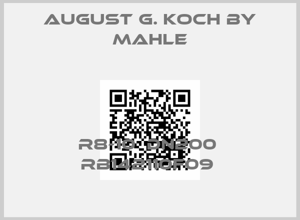 August G. Koch By Mahle-R8-10  DN200  RB142110F09 price