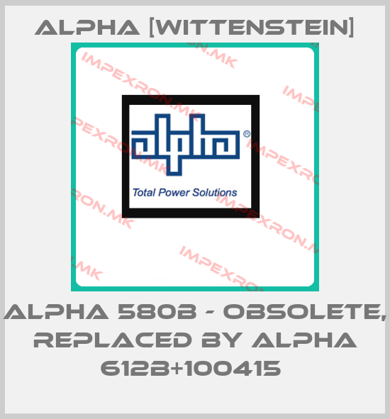 Alpha [Wittenstein]-ALPHA 580B - obsolete, replaced by ALPHA 612B+100415 price