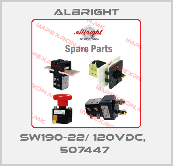 Albright-SW190-22/ 120VDC,   507447 price