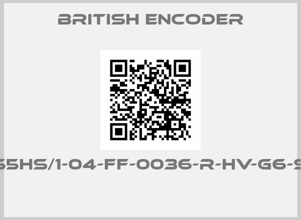 British Encoder- 755HS/1-04-FF-0036-R-HV-G6-ST price
