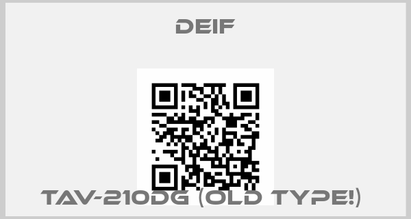 Deif-TAV-210DG (old type!) price