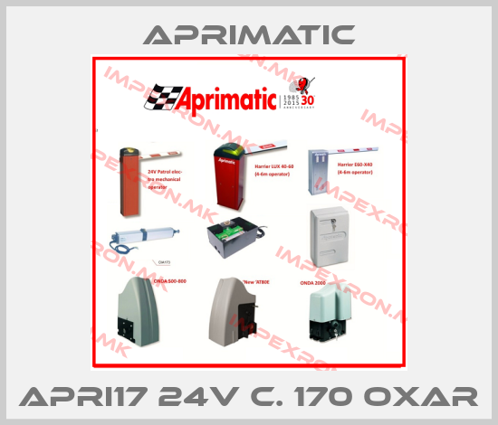 Aprimatic-APRI17 24V C. 170 OXARprice