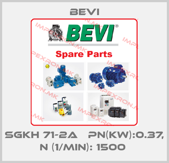 Bevi-SGKH 71-2A   Pn(kW):0.37, n (1/min): 1500 price
