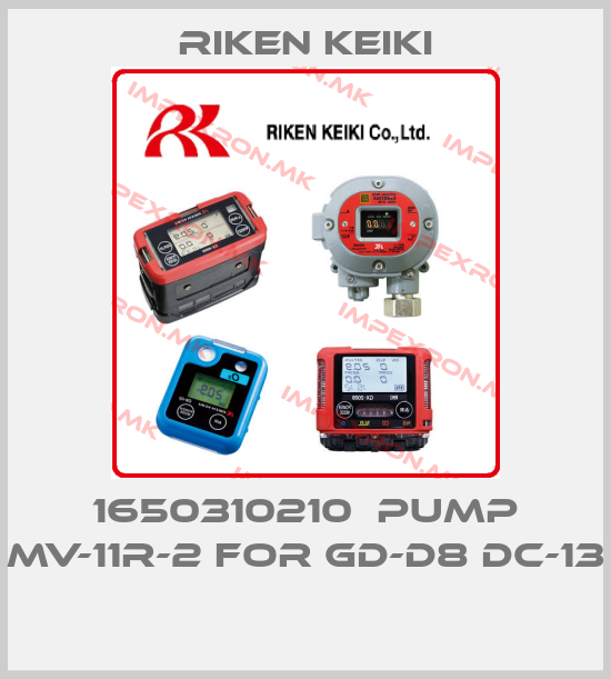 RIKEN KEIKI-1650310210  Pump MV-11R-2 for GD-D8 DC-13 price
