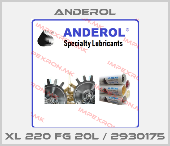 Anderol-XL 220 FG 20L / 2930175price