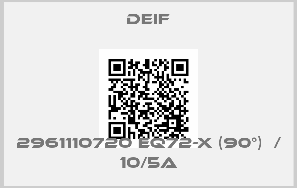 Deif-2961110720 EQ72-x (90°)  / 10/5Aprice