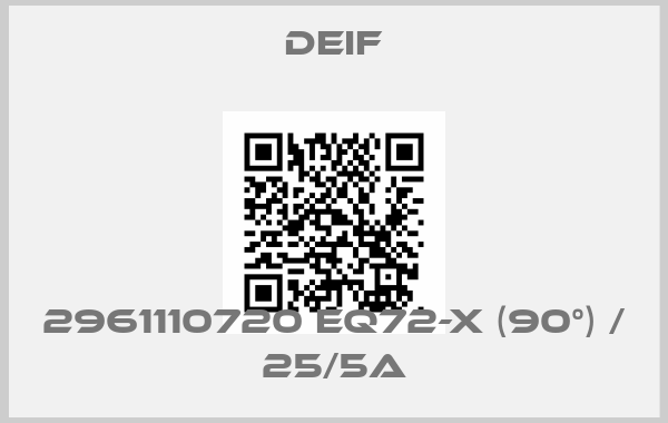 Deif-2961110720 EQ72-x (90°) / 25/5Aprice