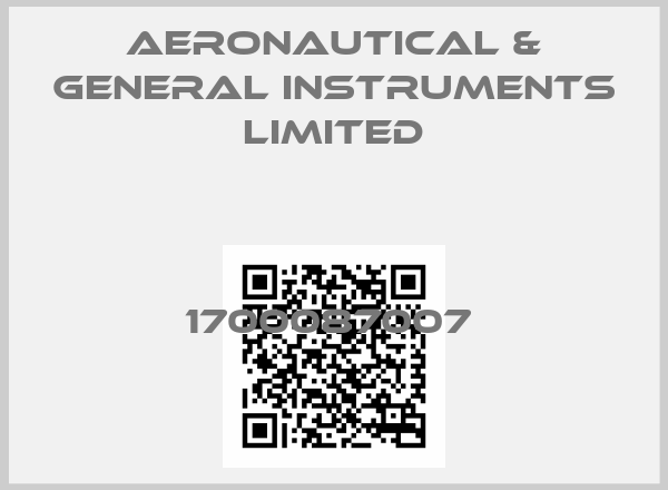 AERONAUTICAL & GENERAL INSTRUMENTS LIMITED-1700087007 price