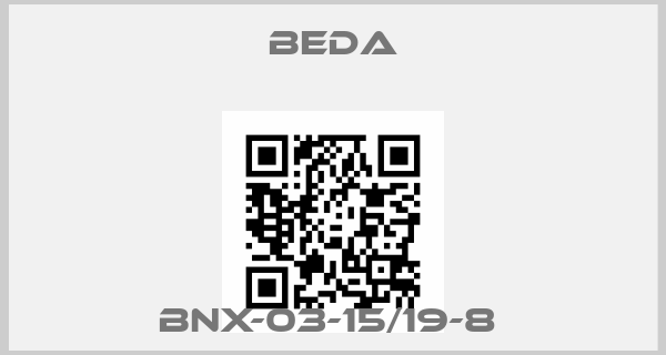 BEDA-BNX-03-15/19-8 price
