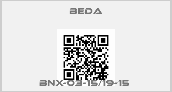 BEDA-BNX-03-15/19-15 price
