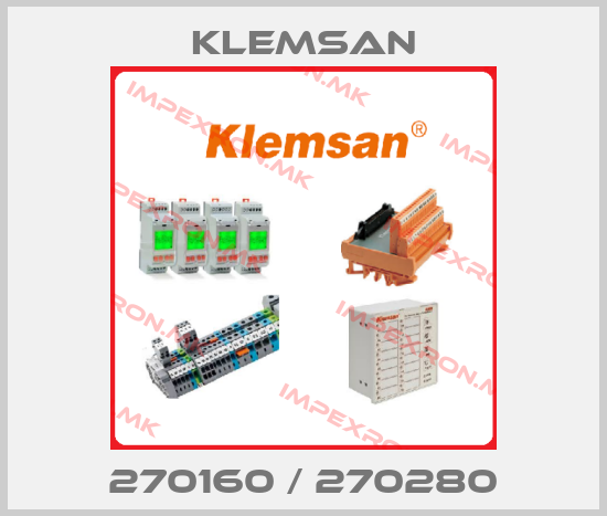 Klemsan-270160 / 270280price