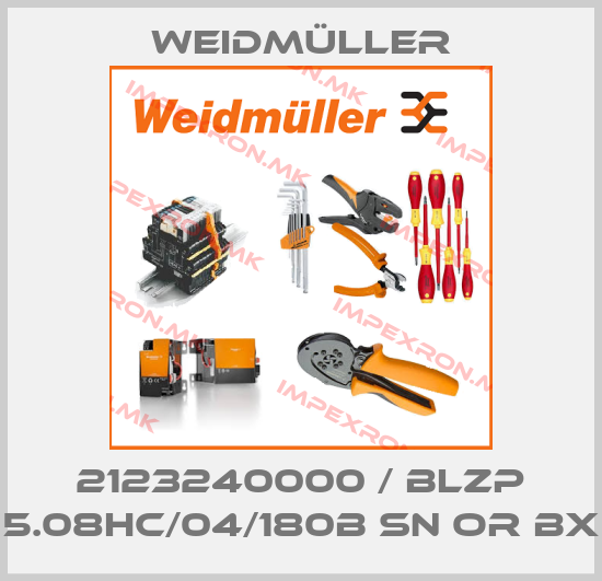 Weidmüller-2123240000 / BLZP 5.08HC/04/180B SN OR BXprice
