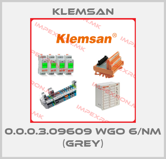 Klemsan-0.0.0.3.09609 WGO 6/NM (Grey)price