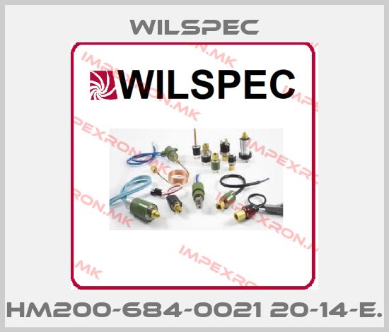 Wilspec-Hm200-684-0021 20-14-E.price